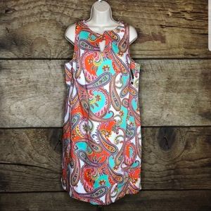 NWT Paisley Shift Dress - Nine West, Womens 16